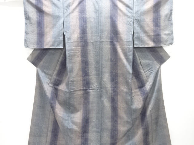 花古典柄織り出し手織り紬着物